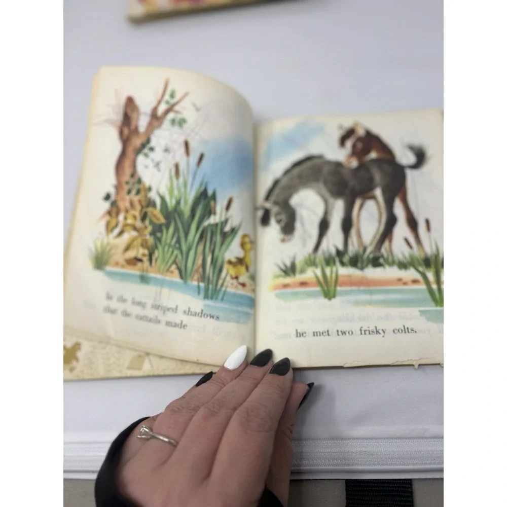 Vintage Classic The Fuzzy Duckling Little Golden Book 1979 Animals Adventure